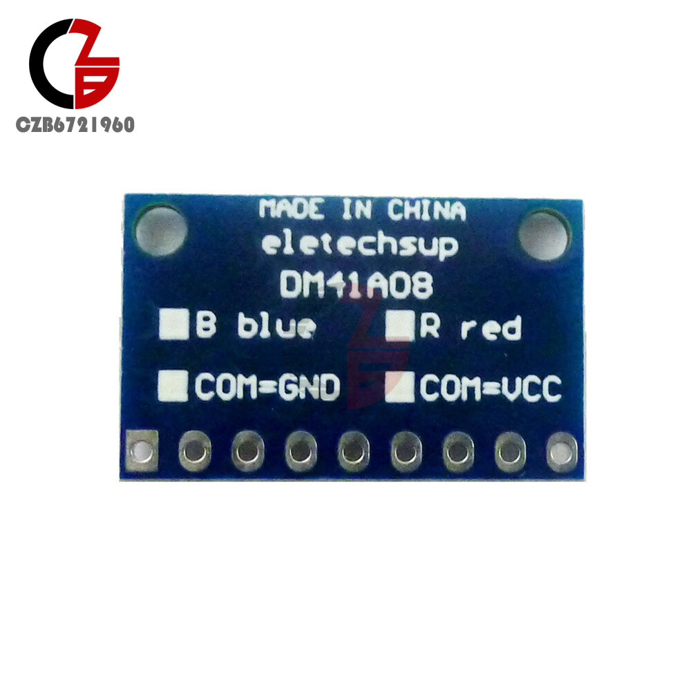 8-bit LED Module Blue/Red Display Common Negative/Common Positive DIY Kit 3-24V