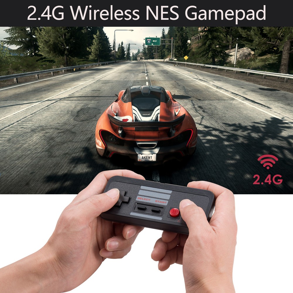 2.4G Wireless NES USB Controller Joypad Receiver For PC MAC Windows Raspberry Pi