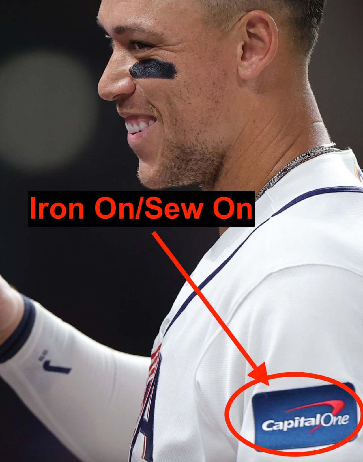 Team USA Captial One Patch - World Baseball Classic Patch - Ad Patch Advertising