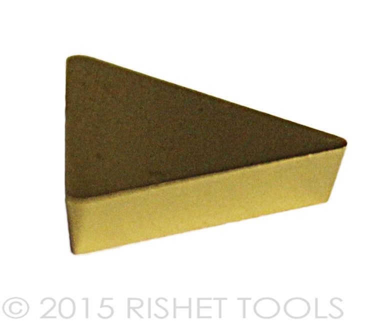 RISHET TOOLS TPG 321 C5 Multi Layer TiN Coated Carbide Inserts 10 Pack