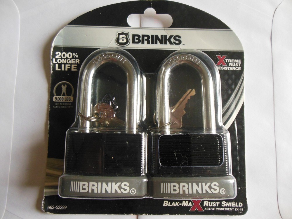 BRINKS *XTreme rust resistant* Long Shackle* Boron Steele* 2 pcs * Free Shipping