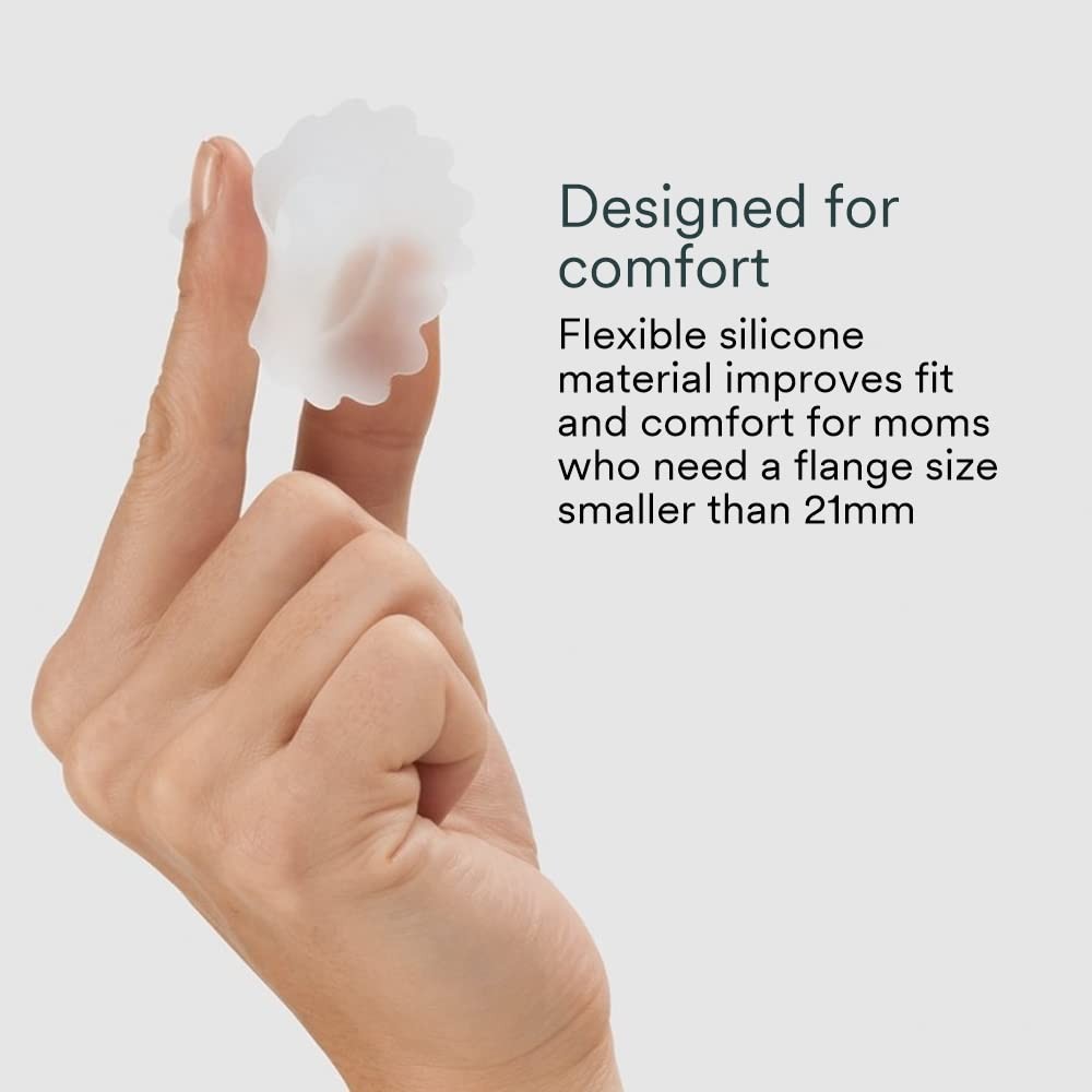 Willow Breast Pump Sizing Insert - 17mm - Flange Inserts, 17MM, Clear