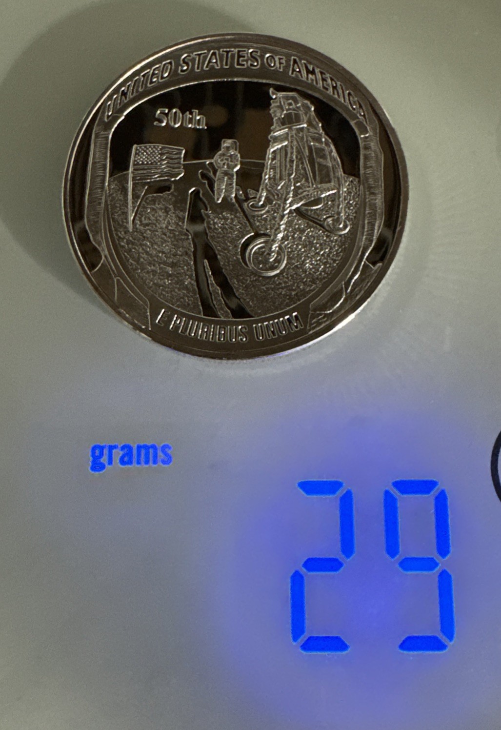 50th Apollo 11 Moon Armstrong Landing Anniversary Commemorative Coin