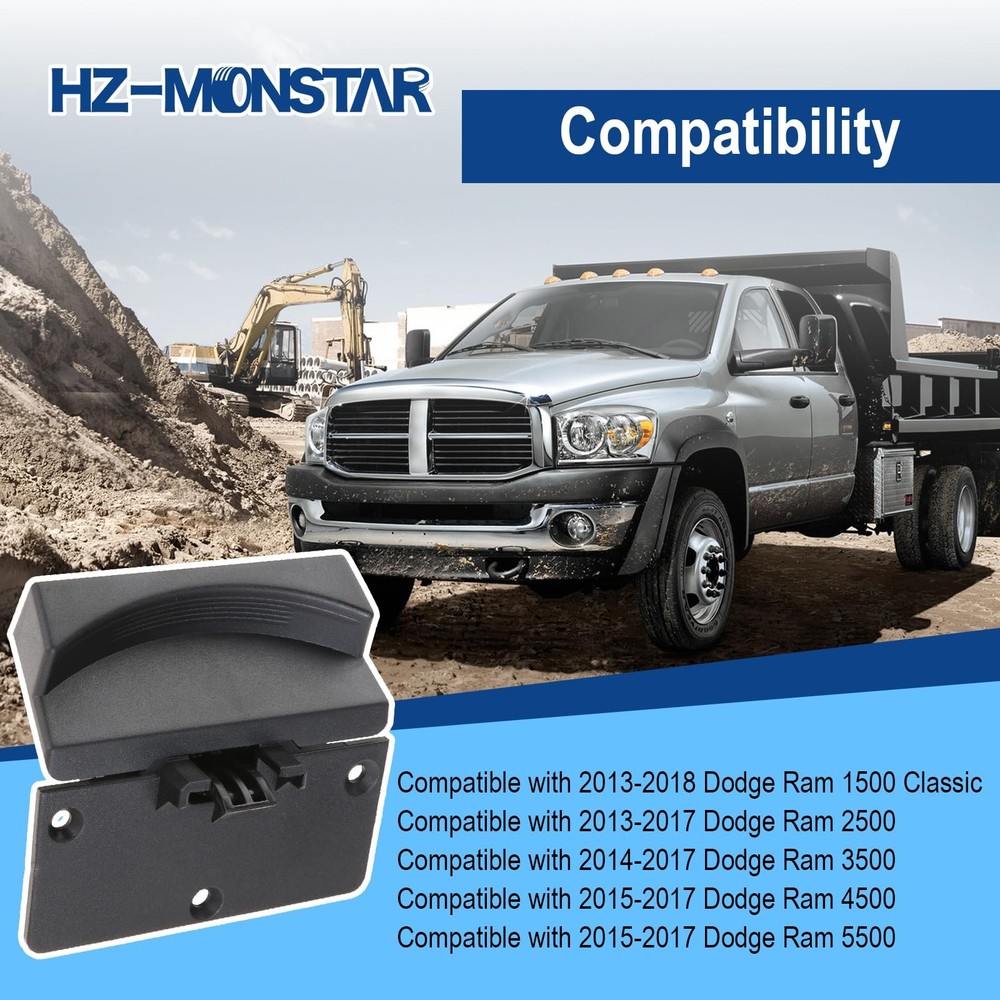 Interior Armrest Console lower Lid Latch Compatible with Dodge 2013-2018 Ram...