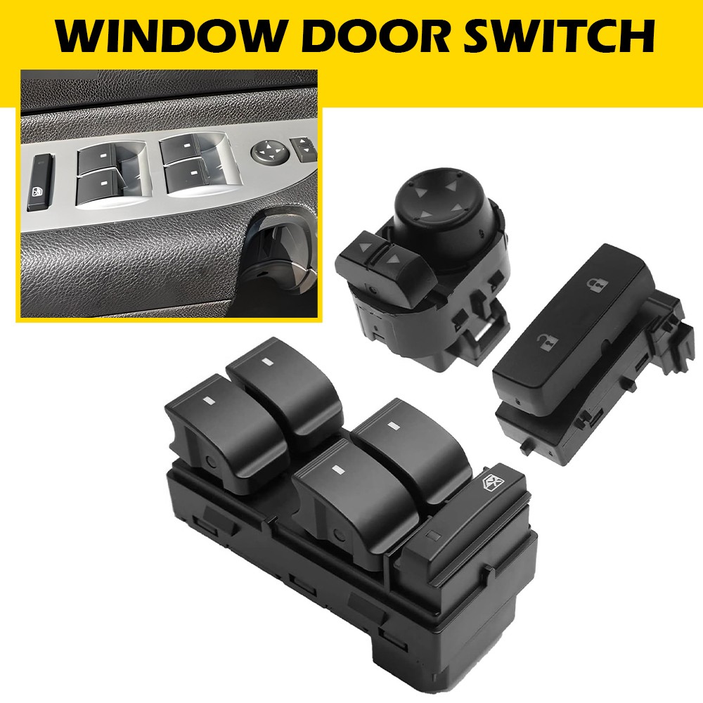 Window Control Switch Mirror Door Lock Driver For 2007-2013 Chevy Silverado 1500