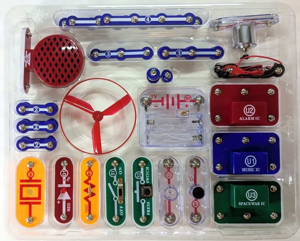 Elenco Snap Circuits Junior Experiments 1-101, Tested & Working