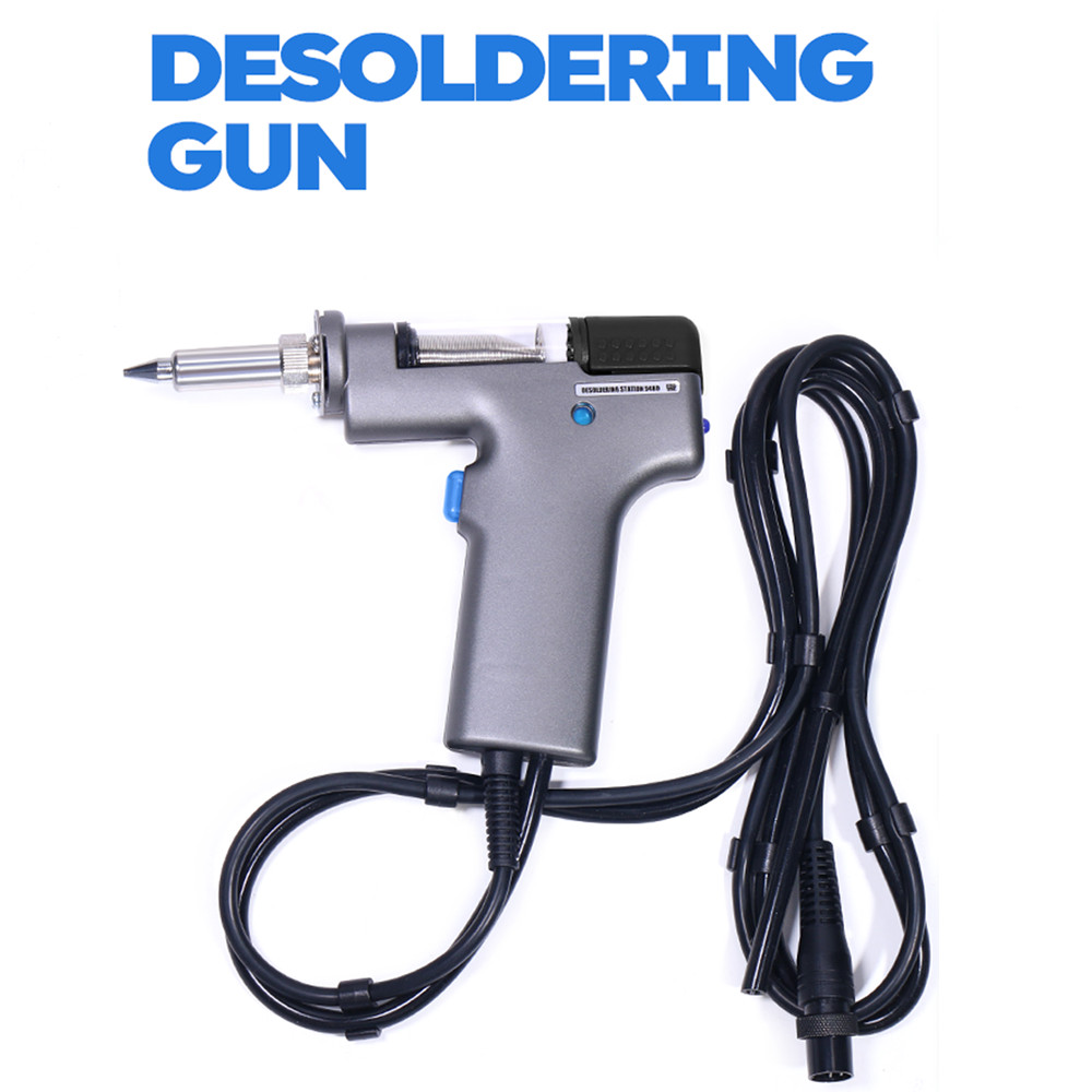 WEP 948-II 4-in-1 Digital Soldering & Desoldering Rework Station Kit Vacuum Pump