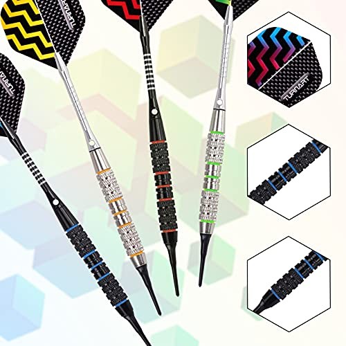 Darts Plastic Tip - Professional Soft Tip Darts Set for Electronic New