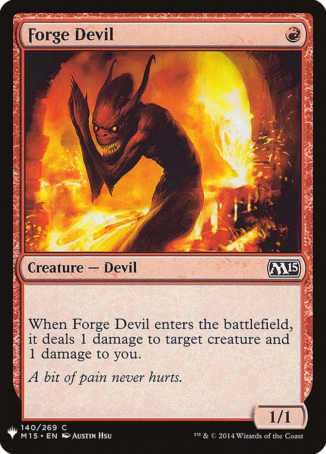 Forge Devil The List Reprints 140 MTG LP