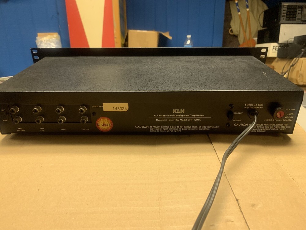 KLH Dynamic Noise Filter 1201A. Tested & Working.