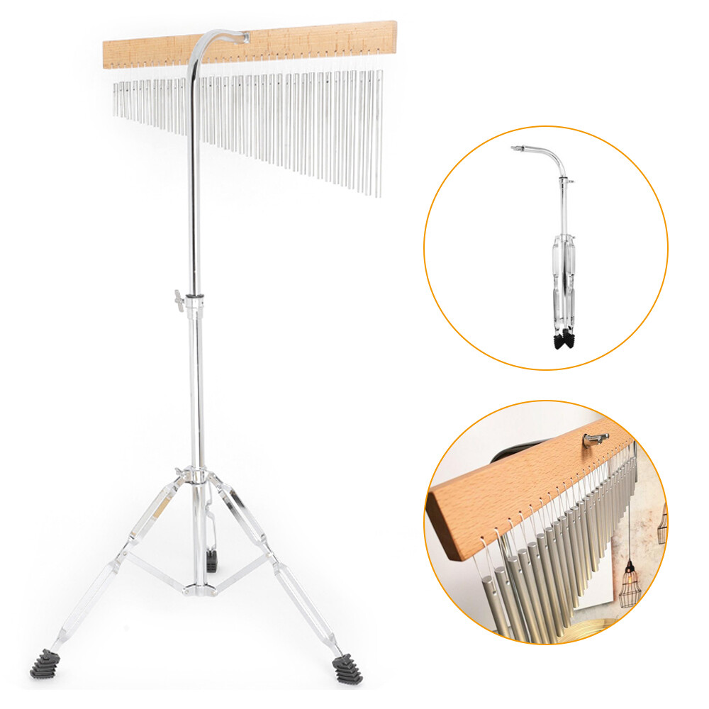 Bar Chimes Musical Instrument 36-Tone Wind Chimes Percussion w/Tripod Stand