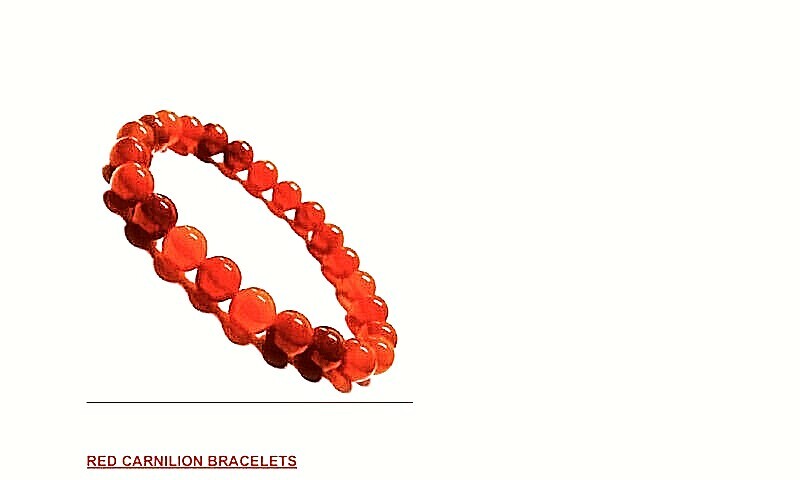 RED CARNILION BRACELETS