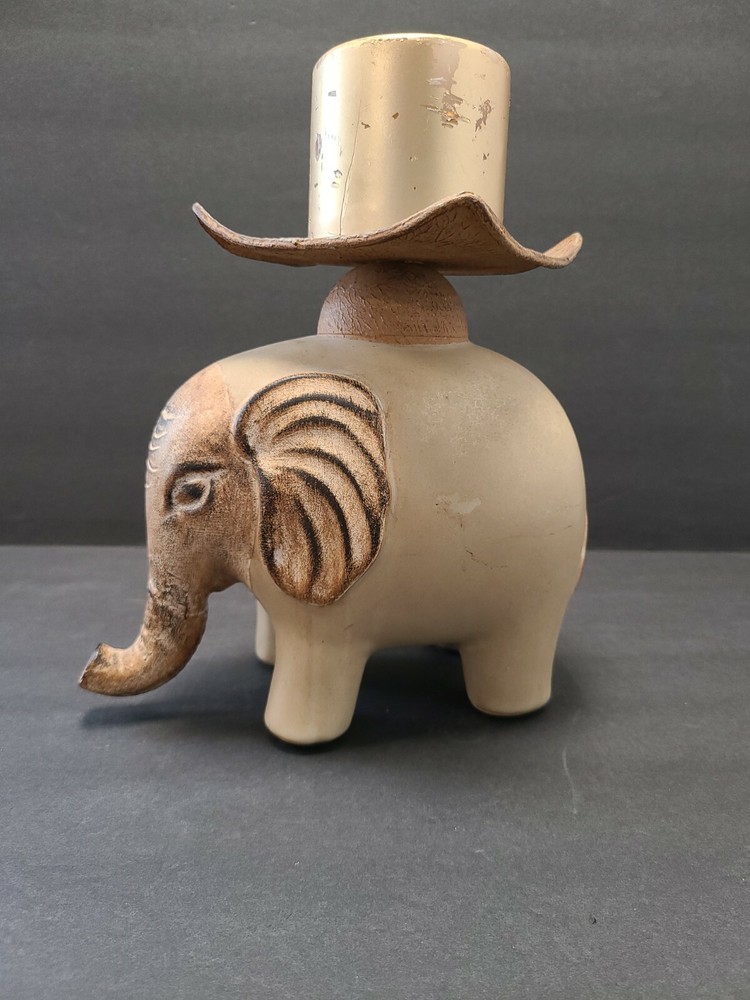 African Elephant Candle Holder