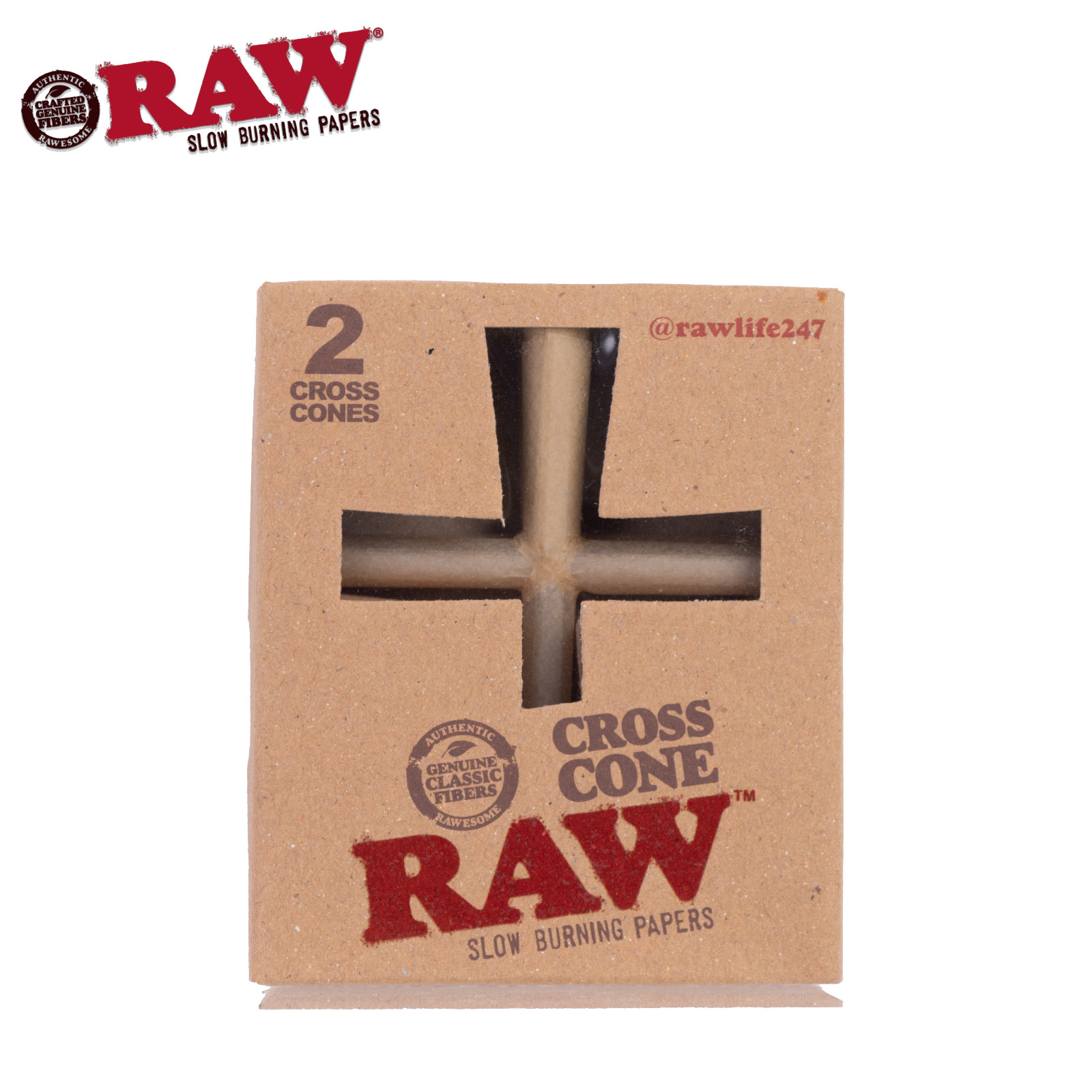❤️Raw Cross Cone ｜Pack of 2 Cones