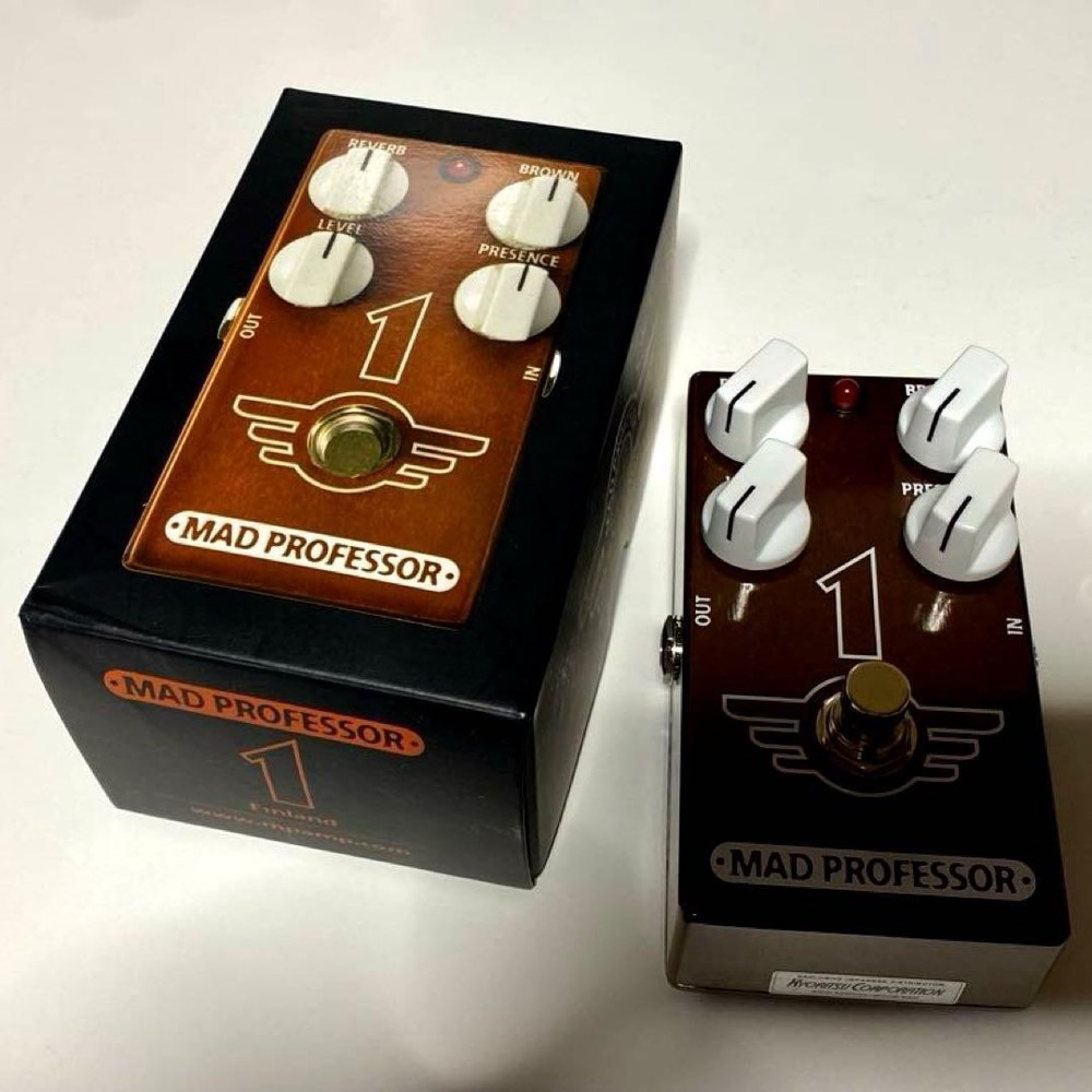 MAD PROFESSOR 1 Effect Pedal Brown