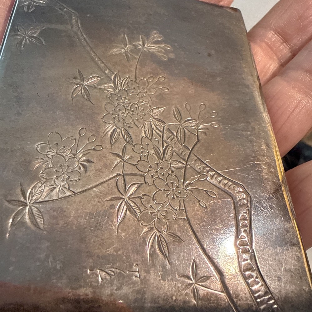 Silver 950 Cigarette Case By Kuyeda