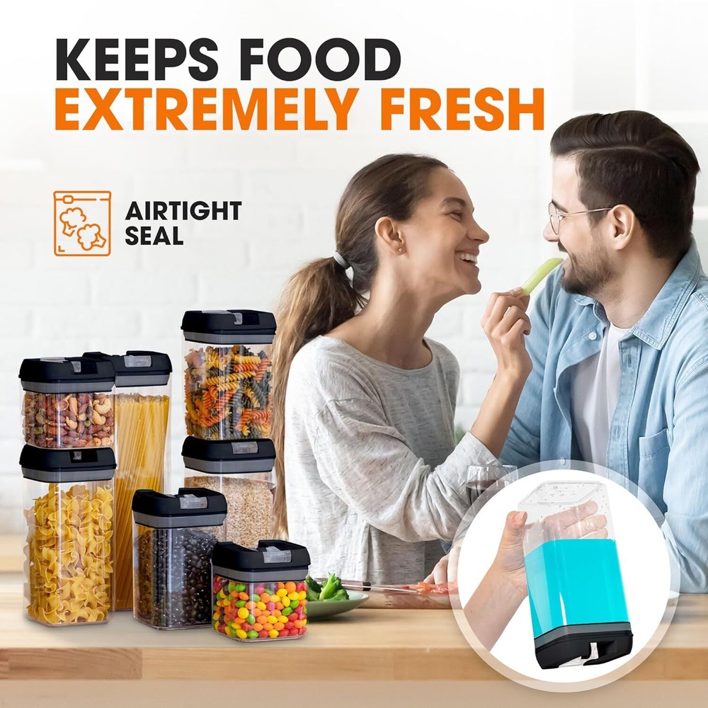 Cheer Collection 7 Piece Food Storage Container Set