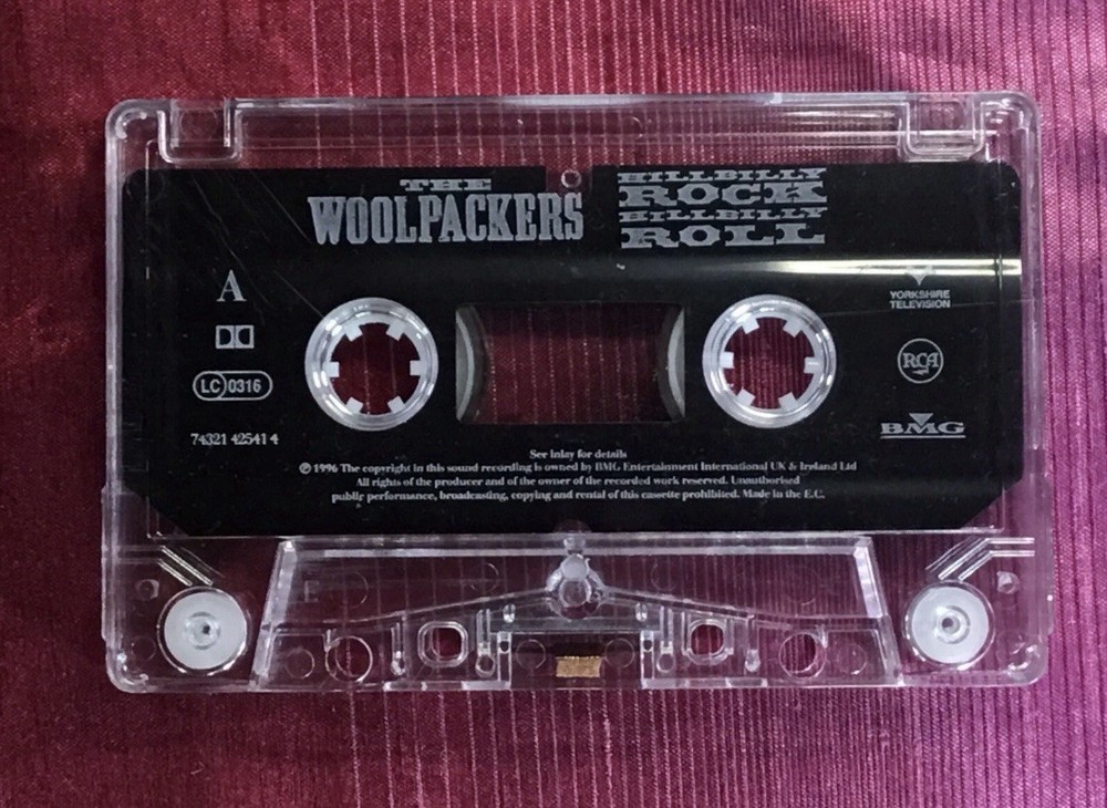 THE WOOLPACKERS - HILLBILLY ROCK HILLBILLY ROLL - CASSETTE SINGLE
