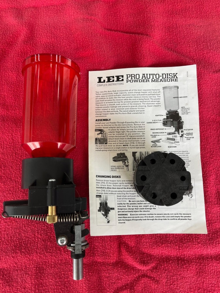 Lee Pro Auto Disk Powder Measure