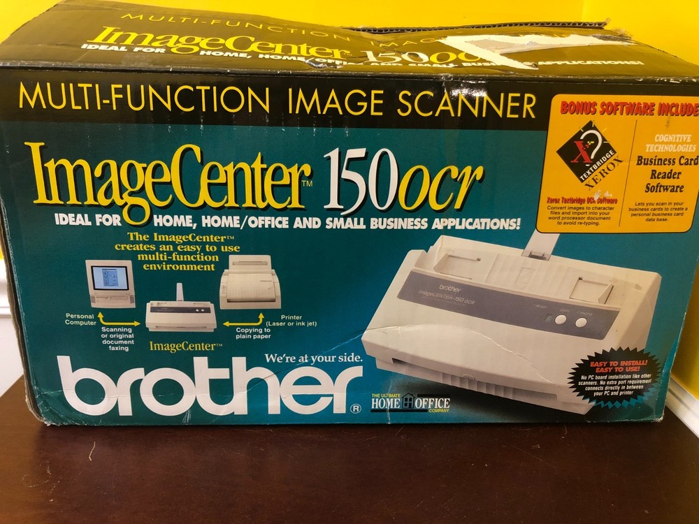 Vintage Brother ImageCenter 150ocr Multi-Function Image Scanner Copier Faxer NOS