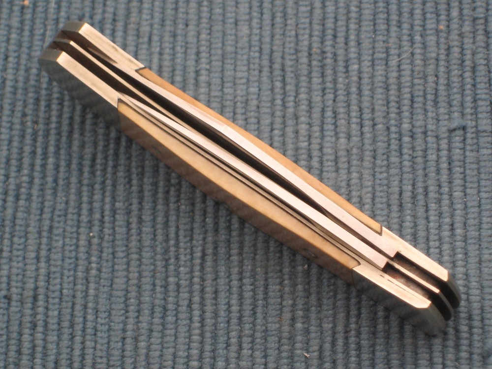 Rick Nowland Handmade 2-Blade Small Trapper