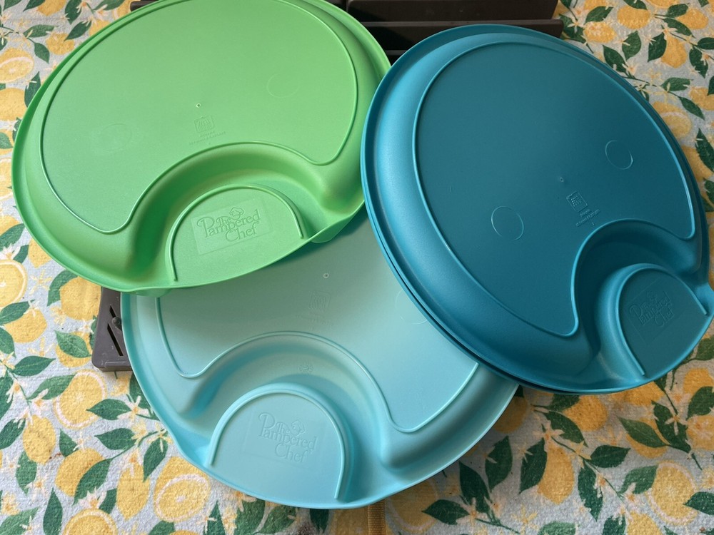 Pampered Chef 10” Outdoor Plates Set #3