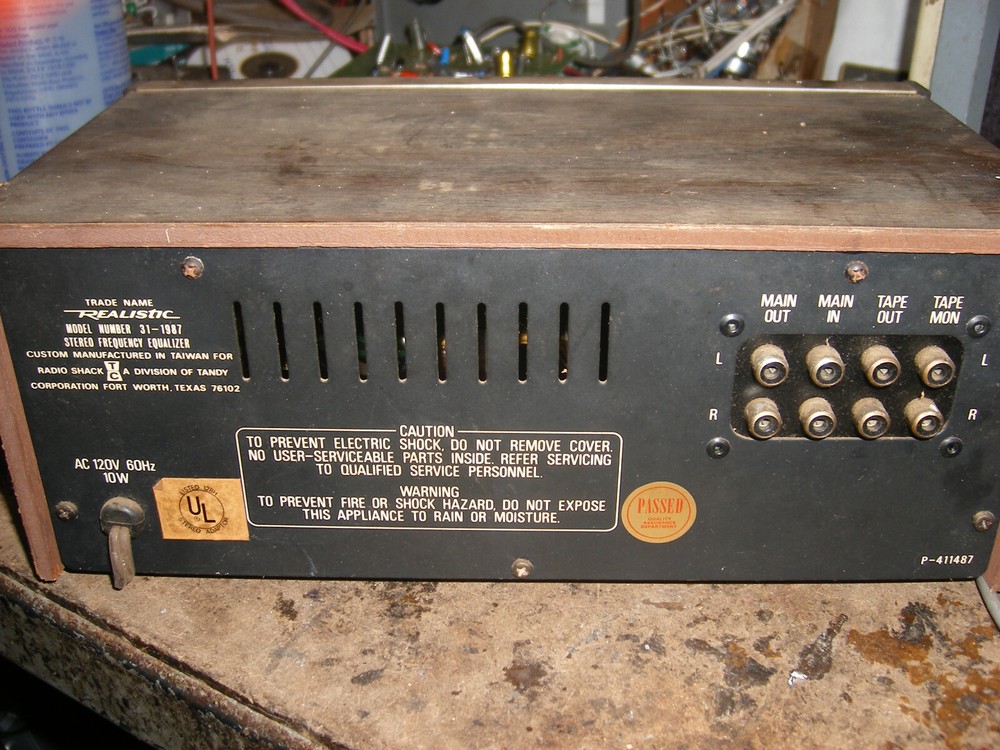 Radio Shack Stereo Frequency Equalizer