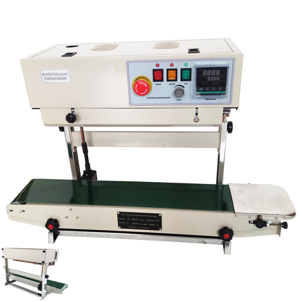 110V Vertical Type Digital Display Continuou Sealer Constant Temperature Control