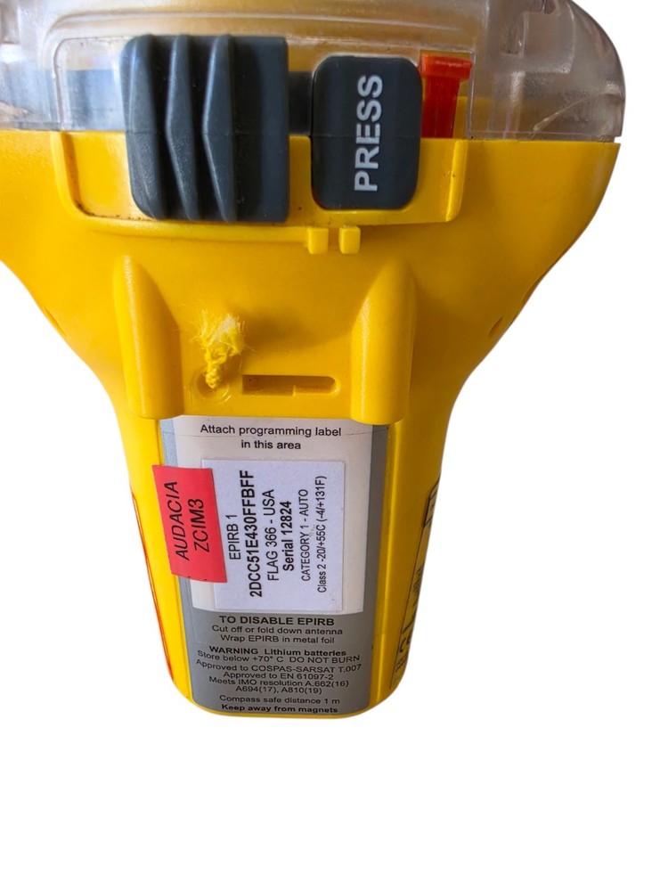 Mcmurdo E5 EPIRB Smartfind 406 Expired!