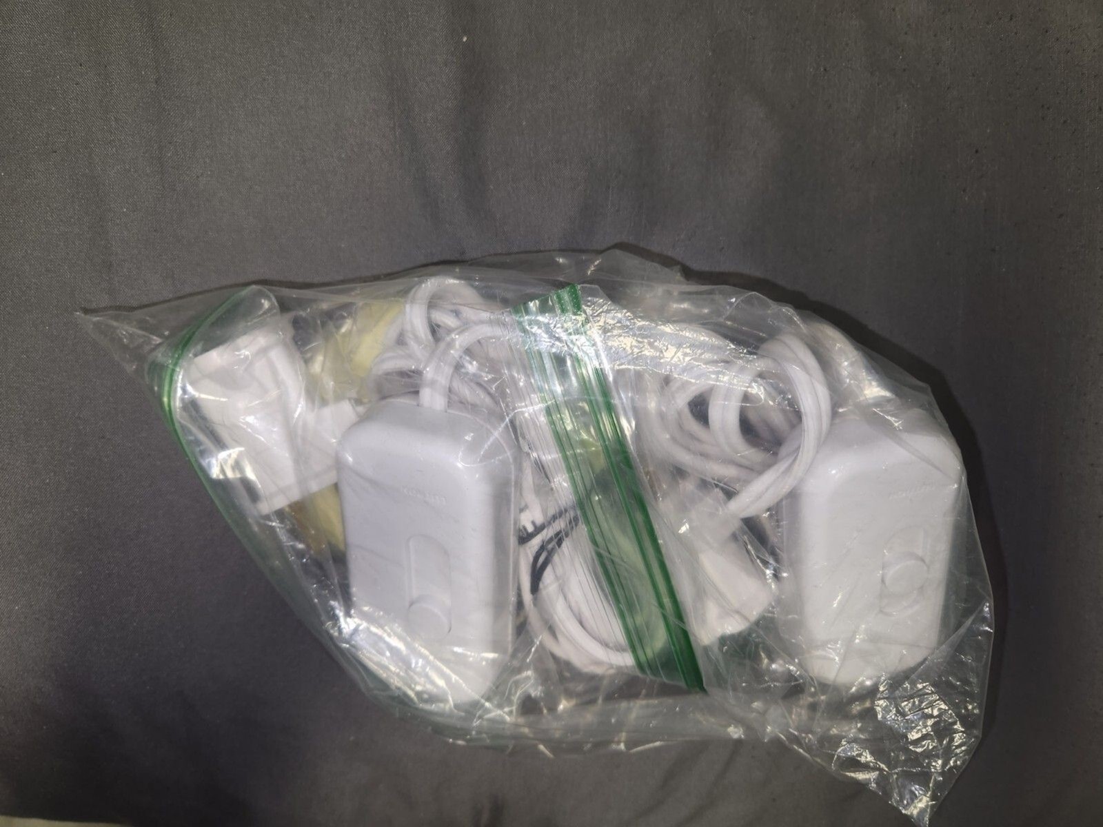 2X Lutron Credenza LED Light Dimmer Switches w/ 2-Prong US Cord TTCL-100  WHITE