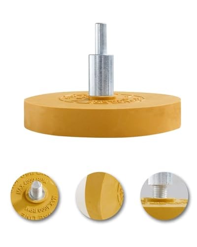 Decal Eraser Wheel Adhesive Remover Tool with 4 Pack Solid Decal Eraser Wheel