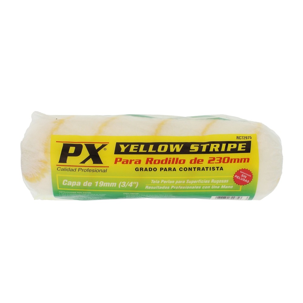 PXpro Yellow Stripe Roller Cover 9"X3/4"