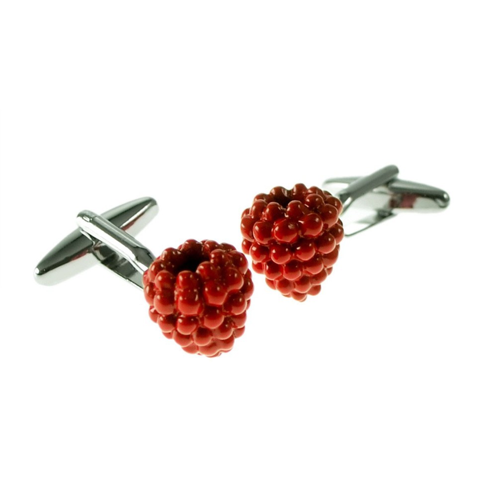 Red Raspberry Design Cufflinks Presented in a Box X2AJ779