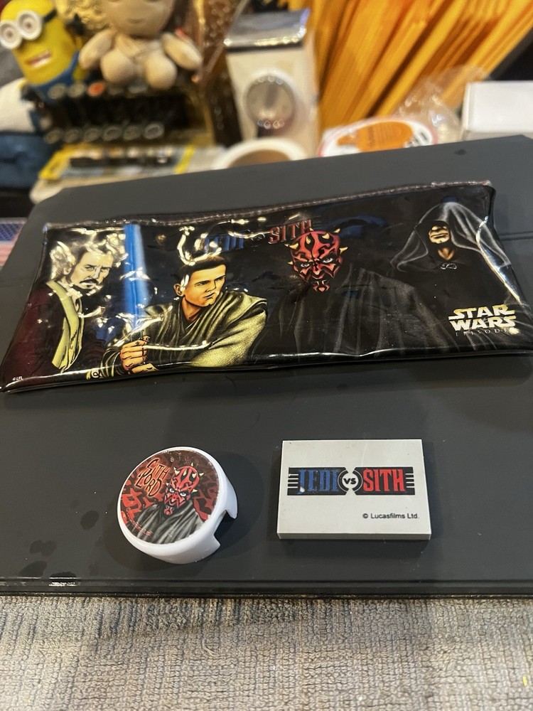 Star Wars Episode 1 Study Kit Jedi Vs Sith/Pouch, Eraser, Sharpener