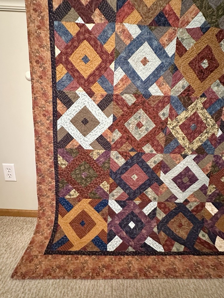 Handmade Patchwork Cotton Quilt