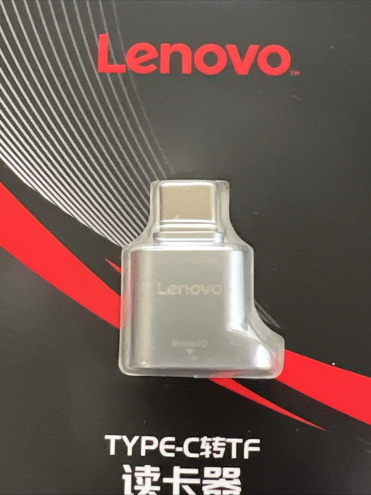 Lenovo Type C Card Reader USB-C TF Micro SD Reader New Sealed