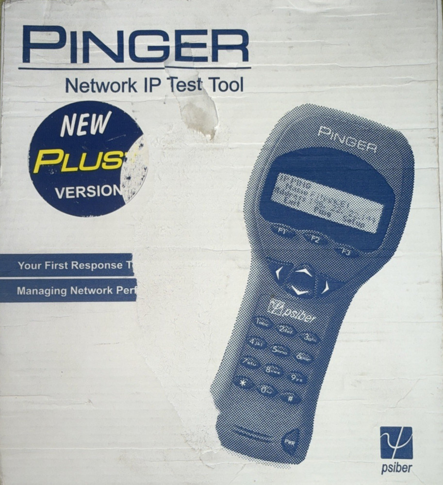 Psiber Data Pinger Plus Network IP Tester With Power supply