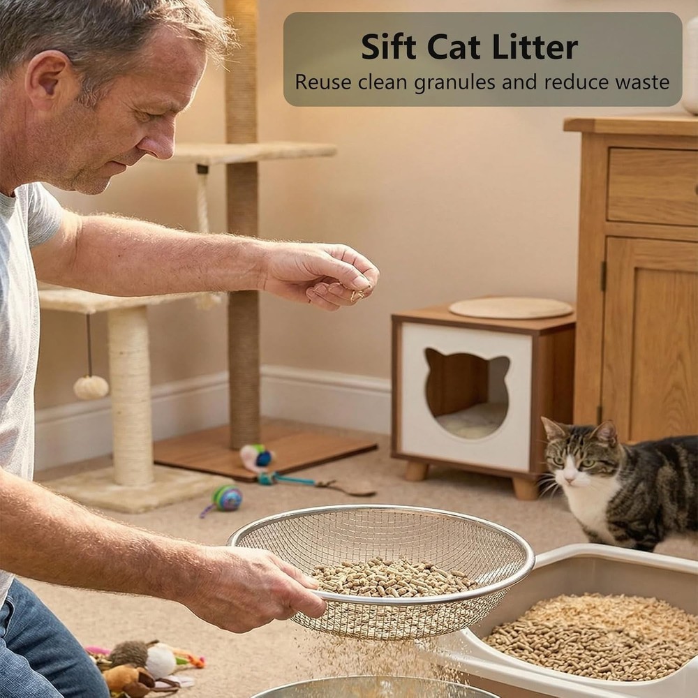 Galvanized Garden Sifters - 3 Pack for Efficient Composting