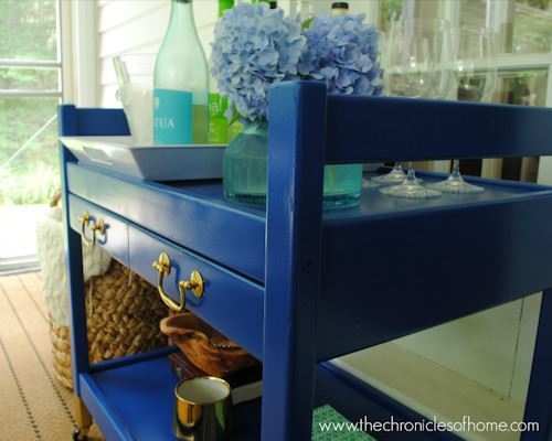 3" Swan Neck Bail Pull with Rosette - Solid Brass