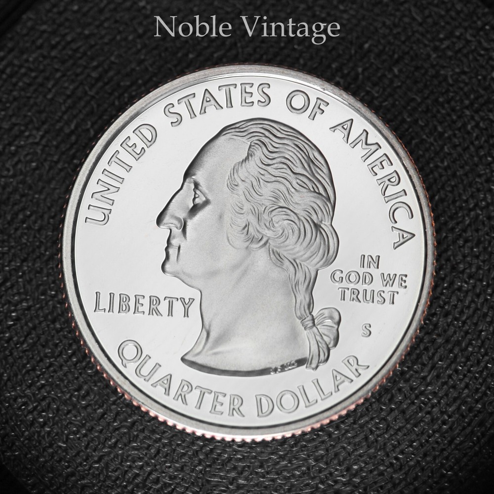 2007 S Proof Utah State Quarter - From a Clad Proof Set