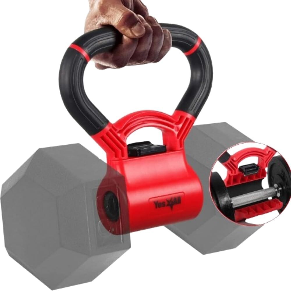 Kettlebells Grip, Dumbbell Grip Handle, Convert Dumbbells into Kettlebell
