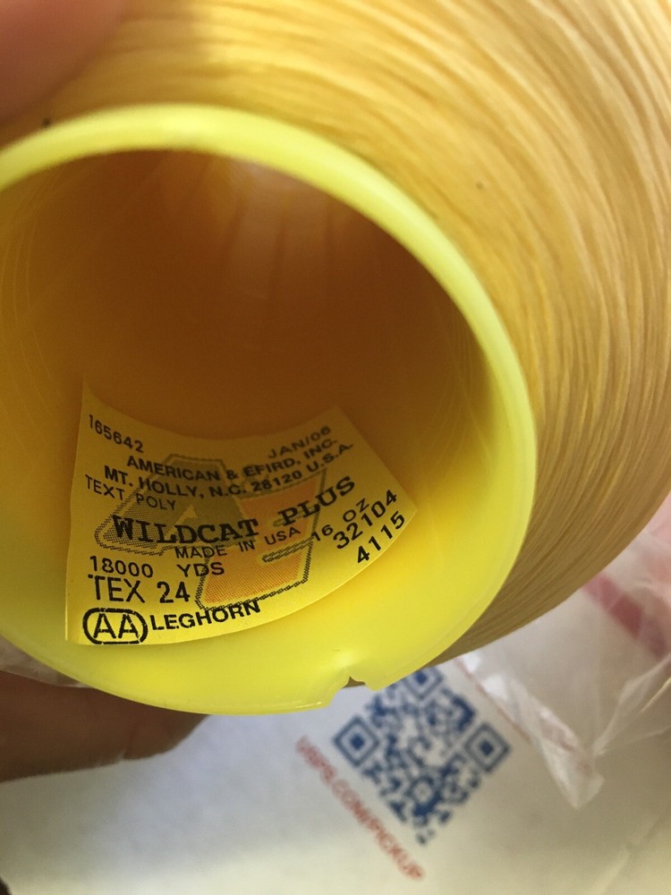 A& E WILDCAT PLUS, 3 LARGE SPOOLS Diff. Colors TEx-24, INDUSTRIAL SZ-16 Oz,
