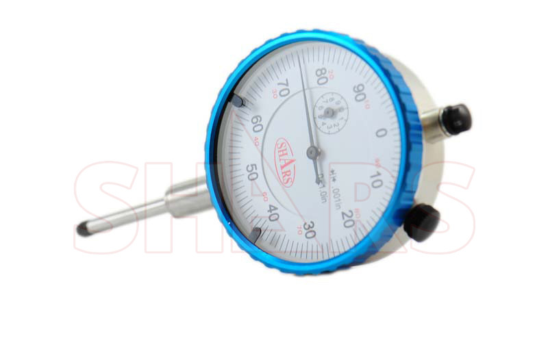 SHARS 1" HIGH PRECISION DIAL INDICATOR .001" AGD 2 GRADUATION LUG BACK NEW !]