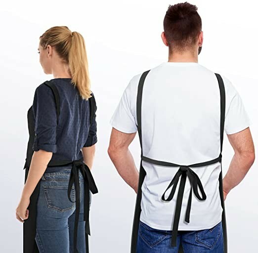 Heavy Duty Waxed Canvas Apron, 16oz Thick Canvas Multi-Functional Apron Standard