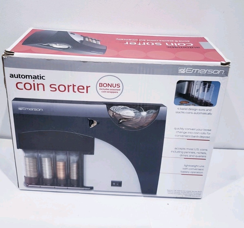 Emerson 4-Barrel Automatic Coin Sorter