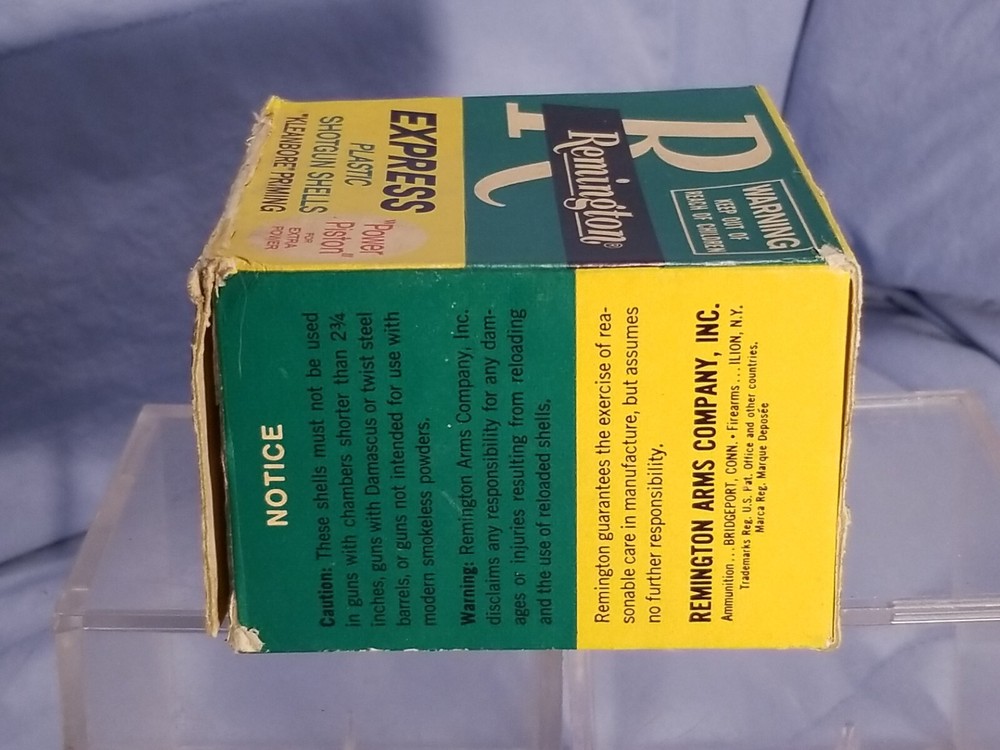 EMPTY Vintage Remington Express Shell Box 20 Gauge GA Shotgun EMPTY