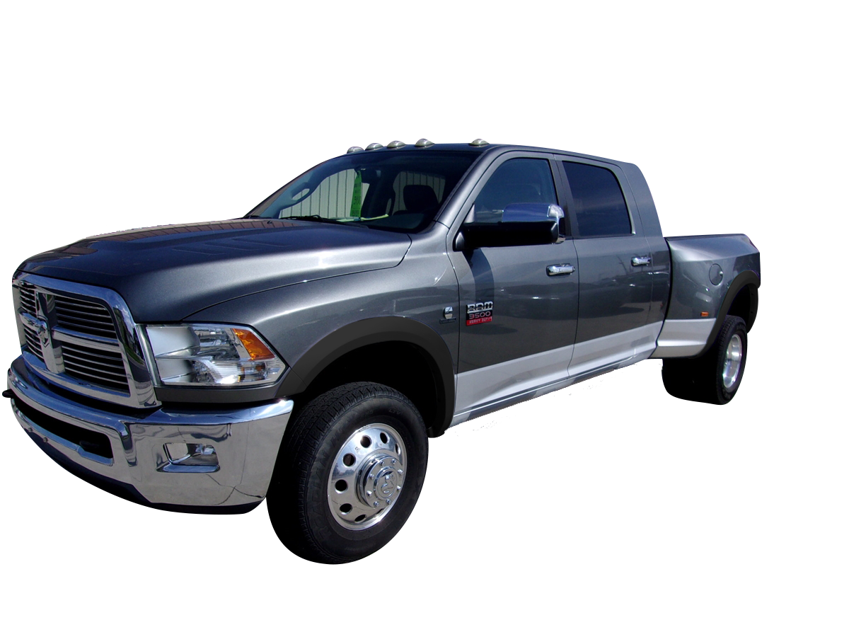 Fender Flares for 2010-2018 Dodge Ram 3500 Dually Models - Set of 4