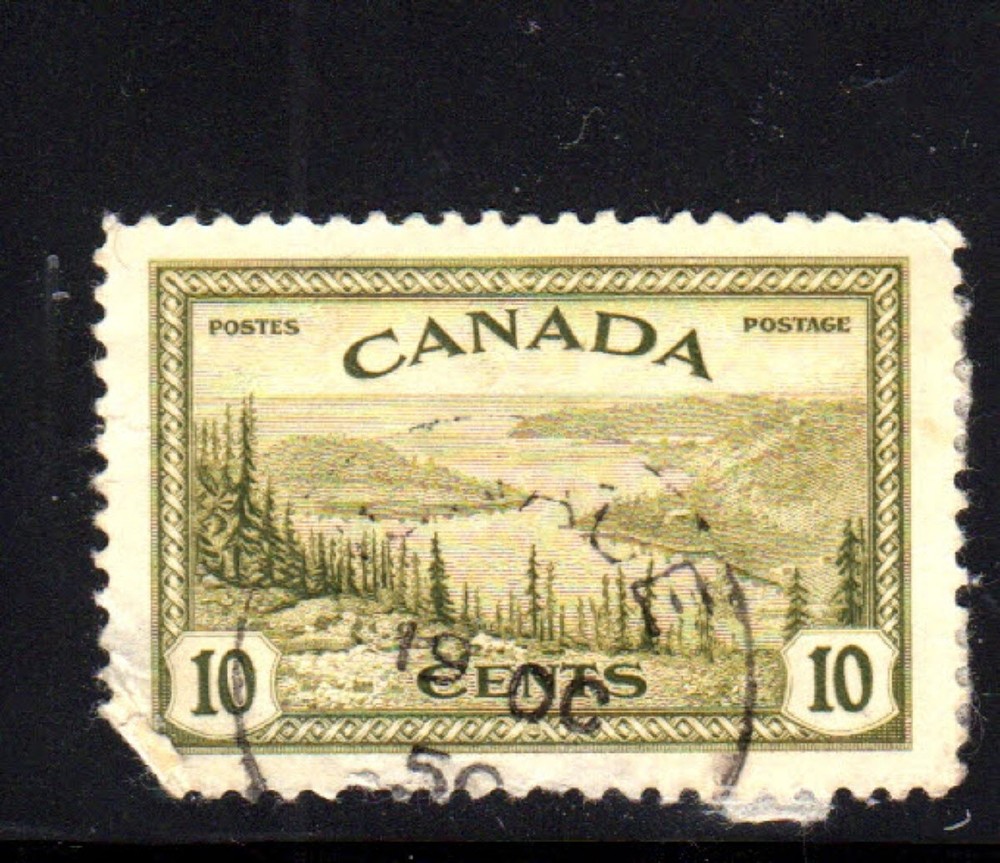 CANADA #269  10 CENT  GREAT BEAR LAKE    USED   a