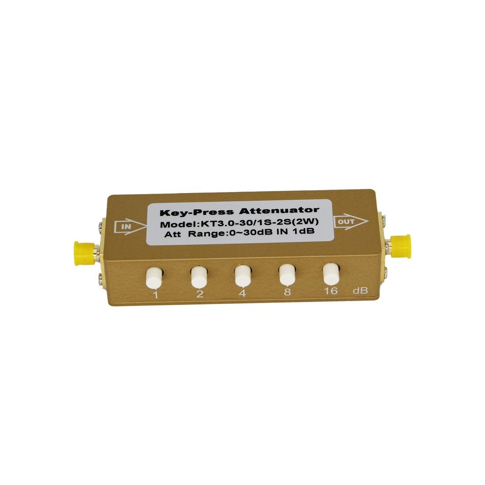 Adjustable Key-Press Attenuator Step-Adjustable Attenuator 0-30dB SMA 2W