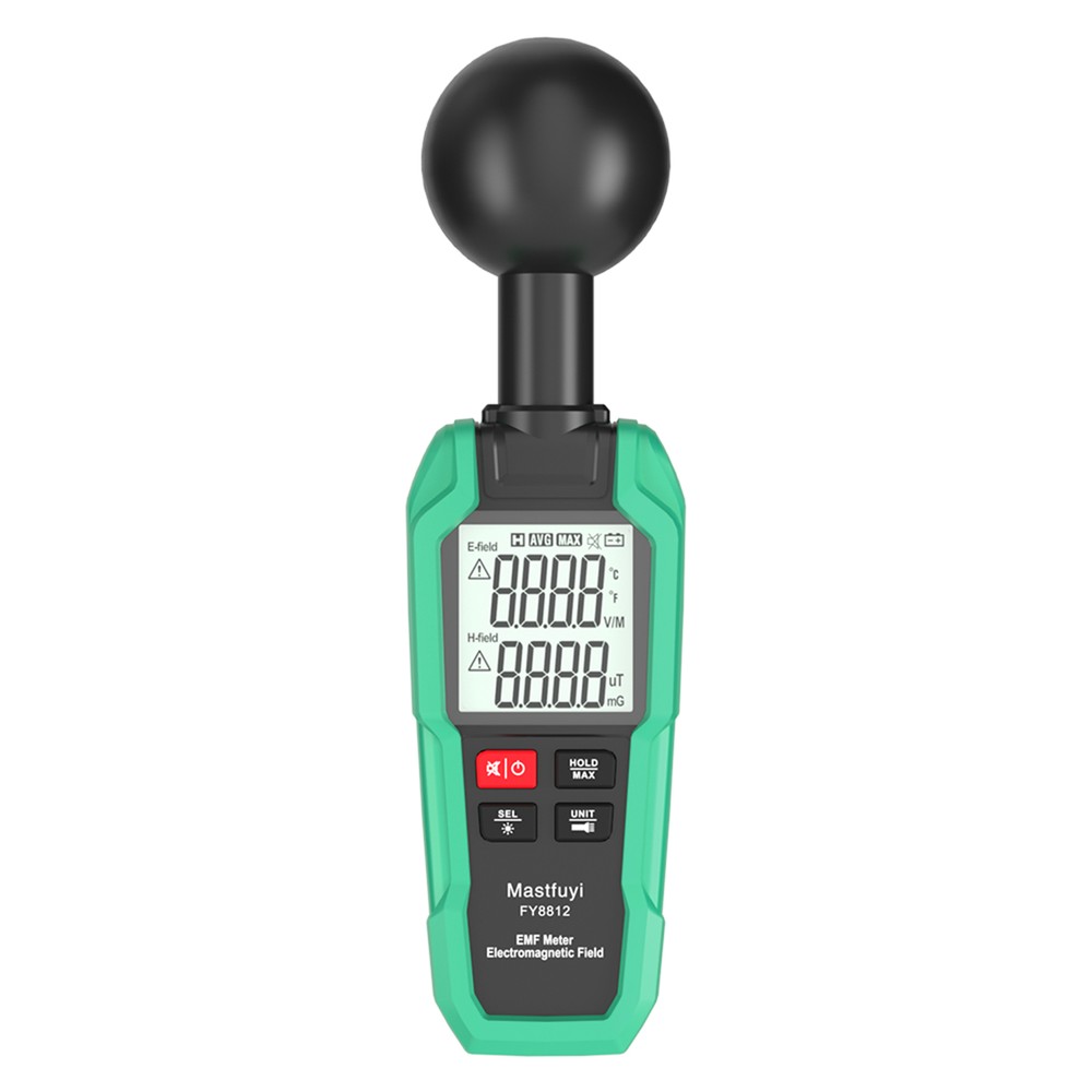Mastfuyi EMF Meter Electromagnetic Field Tester High E5E2